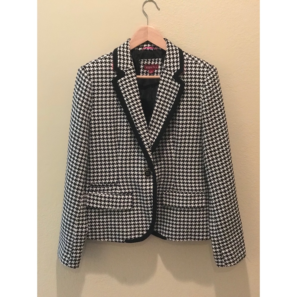 Houndstooth Blazer Size 12